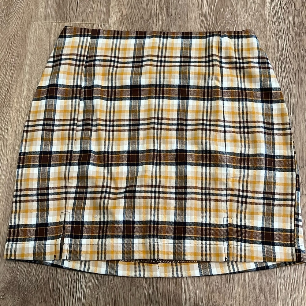 Plaid skirt